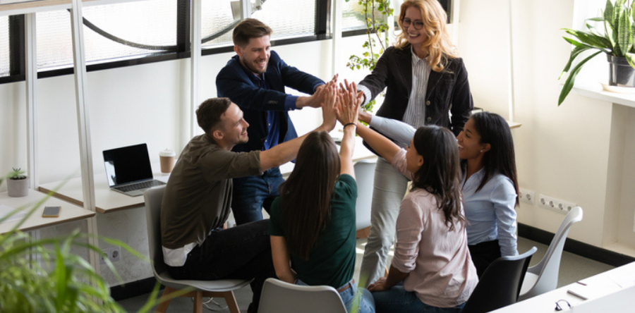 Image of a group of people in a circle