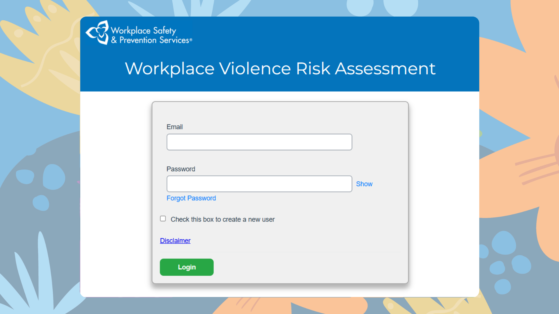 WV Assessment Tool Screenshots 1