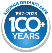 100 year logo: Keeping Ontario Safe | 1917-2023 100 year logo: Keeping Ontario Safe | 1917-2023